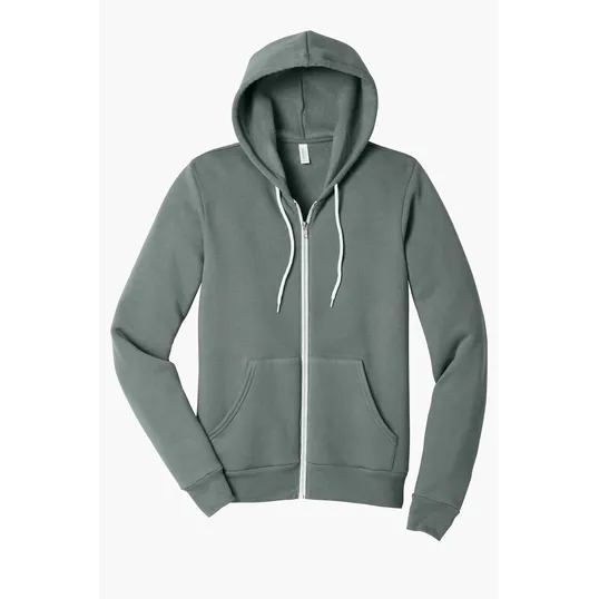 Bella + Canvas Unisex Sponge Fleece Full-Zip Hoodie — view 36