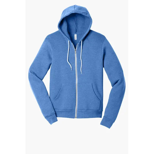 Bella + Canvas Unisex Sponge Fleece Full-Zip Hoodie — view 37