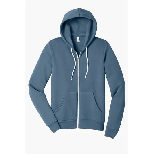 Bella + Canvas Unisex Sponge Fleece Full-Zip Hoodie — view 38