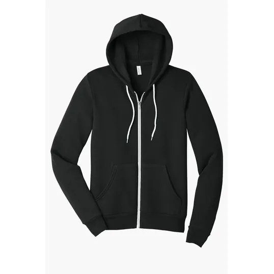Bella + Canvas Unisex Sponge Fleece Full-Zip Hoodie — view 40