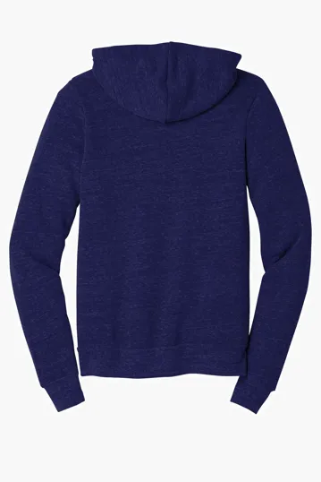 Bella + Canvas Unisex Triblend Sponge Fleece Full-Zip Hoodie — view 8