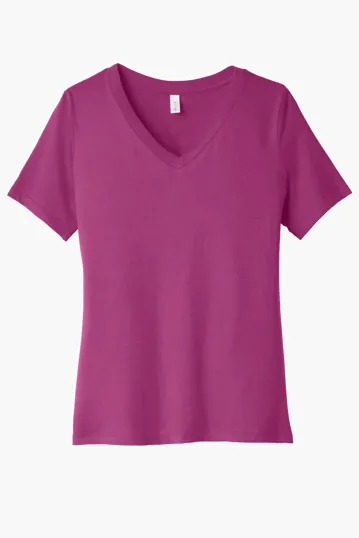 Bella + Canvas Women's Relaxed Jersey V-Neck Tee — view 12