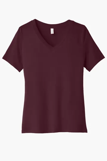 Bella + Canvas Women's Relaxed Jersey V-Neck Tee — view 13