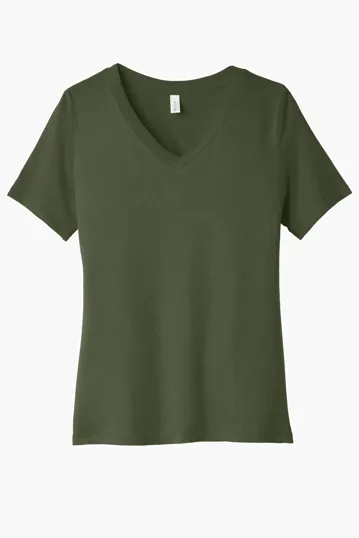 Bella + Canvas Women's Relaxed Jersey V-Neck Tee — view 15