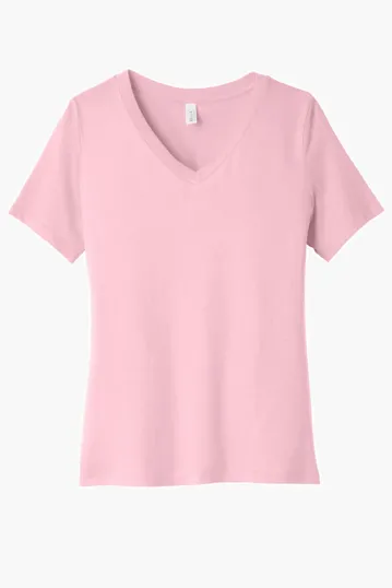 Bella + Canvas Women's Relaxed Jersey V-Neck Tee — view 17