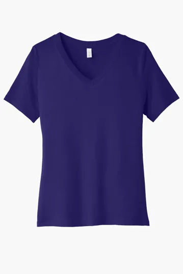 Bella + Canvas Women's Relaxed Jersey V-Neck Tee — view 18