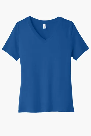 Bella + Canvas Women's Relaxed Jersey V-Neck Tee — view 19