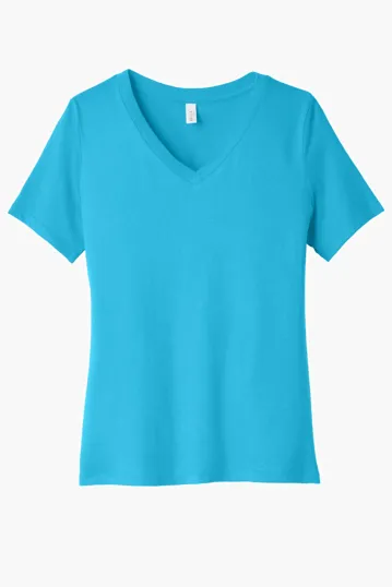 Bella + Canvas Women's Relaxed Jersey V-Neck Tee — view 20