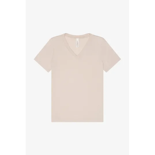 Bella + Canvas Women's Relaxed Heather CVC V-Neck Tee — view 24