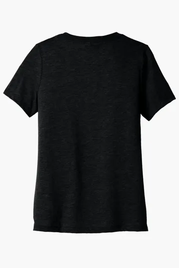 Bella + Canvas Women's Relaxed Heather CVC V-Neck Tee — view 10