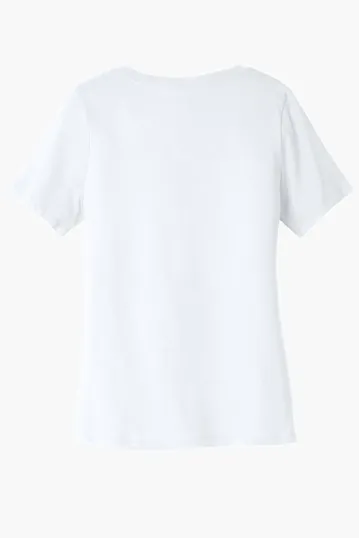 Bella + Canvas Women's Relaxed Heather CVC V-Neck Tee — view 11