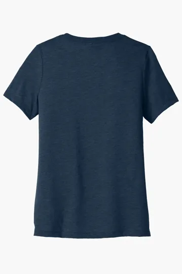 Bella + Canvas Women's Relaxed Heather CVC V-Neck Tee — view 13