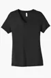 Bella + Canvas Women's Relaxed Heather CVC V-Neck Tee — view 2