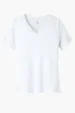 Bella + Canvas Women's Relaxed Heather CVC V-Neck Tee — view 8