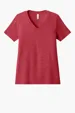 Bella + Canvas Women's Relaxed Heather CVC V-Neck Tee — view 16