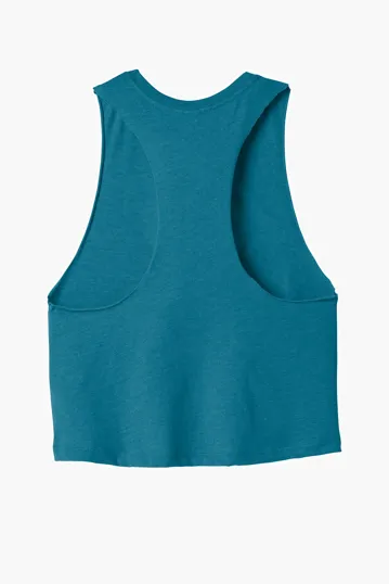 Bella + Canvas Women's Racerback Cropped Tank — view 9