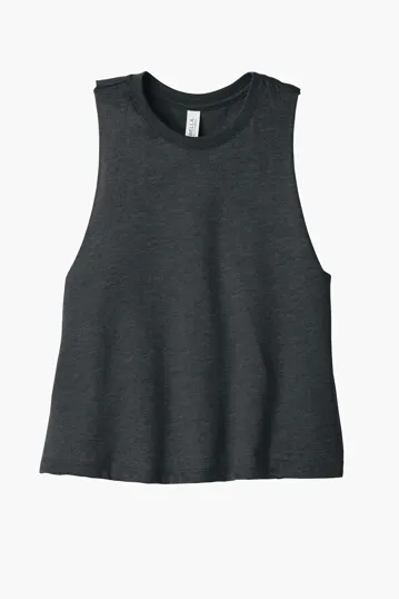 Bella + Canvas Women's Racerback Cropped Tank — view 2