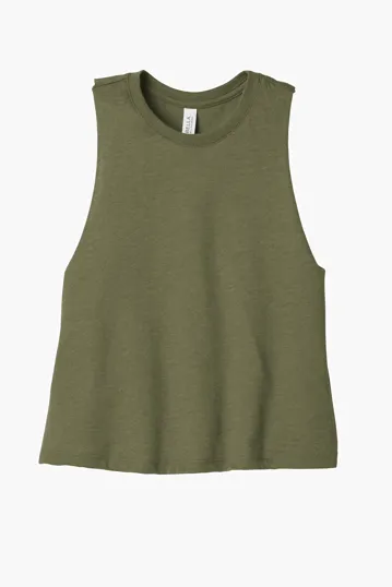 Bella + Canvas Women's Racerback Cropped Tank — view 5