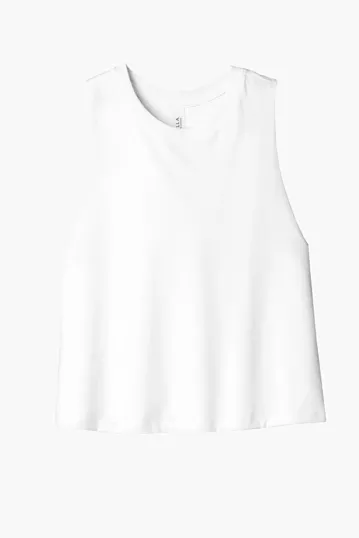 Bella + Canvas Women's Racerback Cropped Tank — view 7