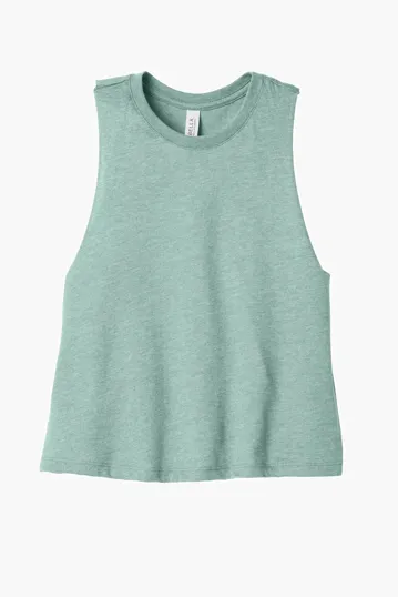 Bella + Canvas Women's Racerback Cropped Tank — view 14
