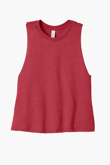 Bella + Canvas Women's Racerback Cropped Tank — view 20