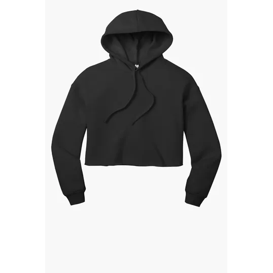 Bella + Canvas Women's Sponge Fleece Cropped Fleece Hoodie — view 2