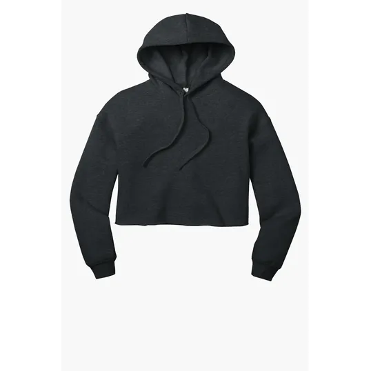 Bella + Canvas Women's Sponge Fleece Cropped Fleece Hoodie — view 3