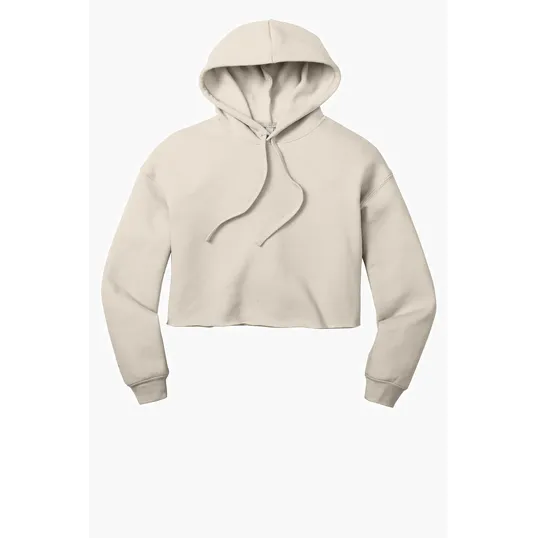 Bella + Canvas Women's Sponge Fleece Cropped Fleece Hoodie — view 4