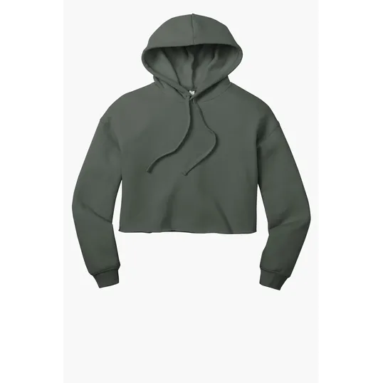 Bella + Canvas Women's Sponge Fleece Cropped Fleece Hoodie — view 5