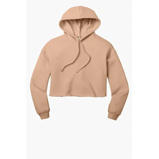 Bella + Canvas Women's Sponge Fleece Cropped Fleece Hoodie — view 6