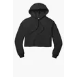 Bella + Canvas Women's Sponge Fleece Cropped Fleece Hoodie — view 2