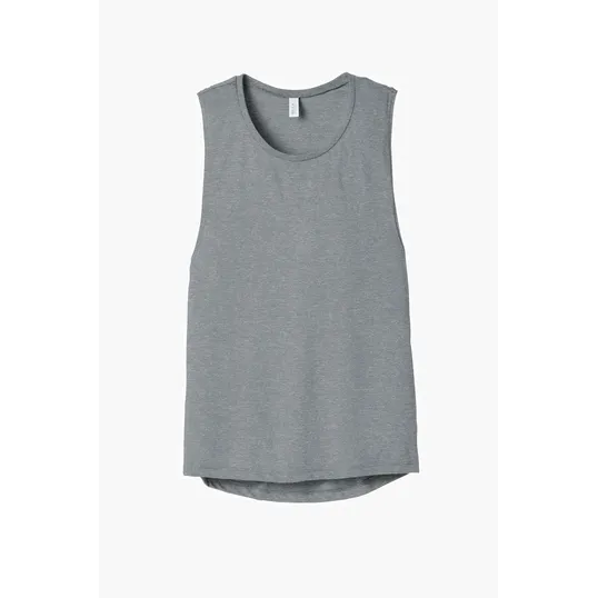Bella + Canvas Women's Flowy Scoop Muscle Tank — view 3