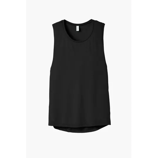Bella + Canvas Women's Flowy Scoop Muscle Tank — view 4