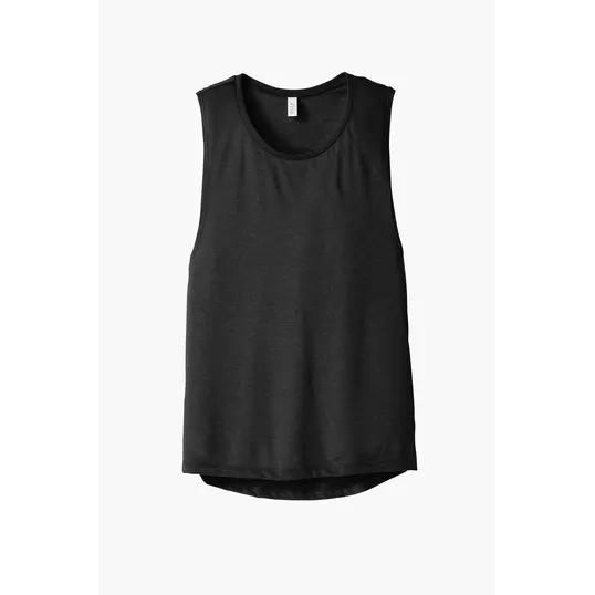 Bella + Canvas Women's Flowy Scoop Muscle Tank — view 5