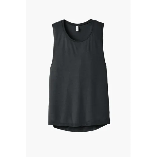 Bella + Canvas Women's Flowy Scoop Muscle Tank — view 8