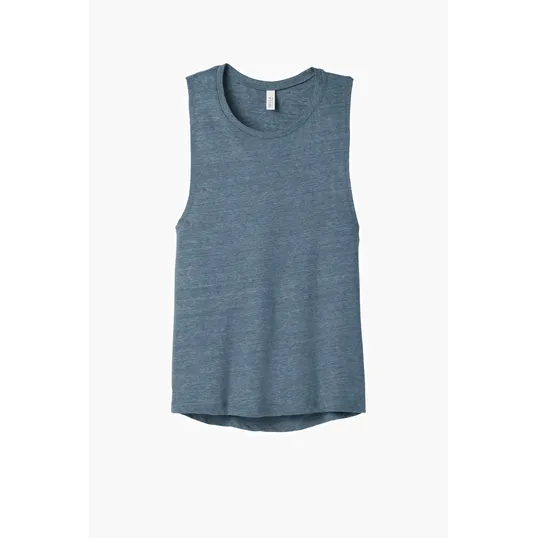 Bella + Canvas Women's Flowy Scoop Muscle Tank — view 9