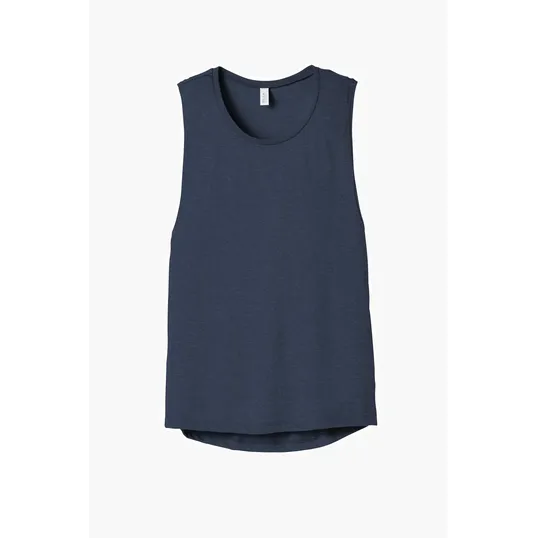 Bella + Canvas Women's Flowy Scoop Muscle Tank — view 14