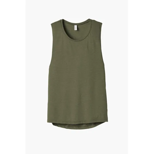 Bella + Canvas Women's Flowy Scoop Muscle Tank — view 15