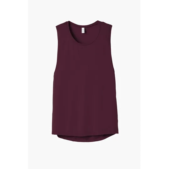 Bella + Canvas Women's Flowy Scoop Muscle Tank — view 16