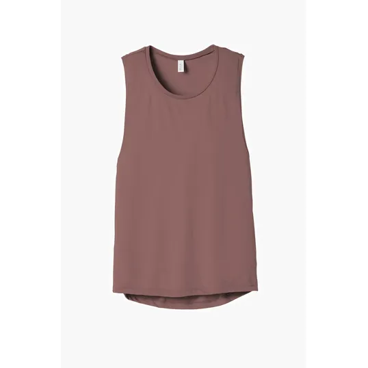 Bella + Canvas Women's Flowy Scoop Muscle Tank — view 17