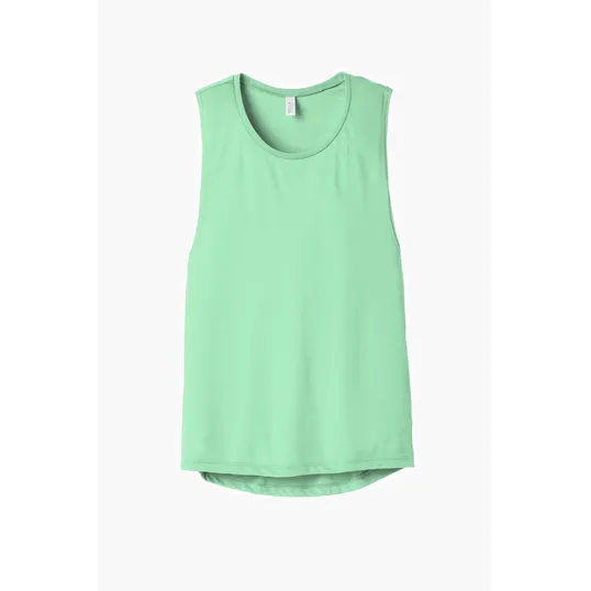 Bella + Canvas Women's Flowy Scoop Muscle Tank — view 22