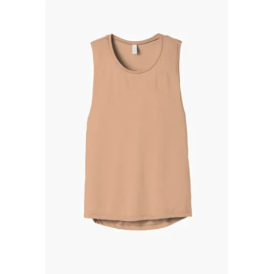 Bella + Canvas Women's Flowy Scoop Muscle Tank — view 25