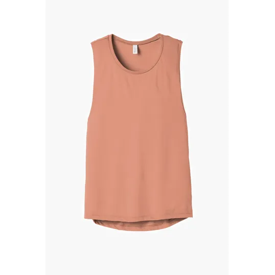 Bella + Canvas Women's Flowy Scoop Muscle Tank — view 30