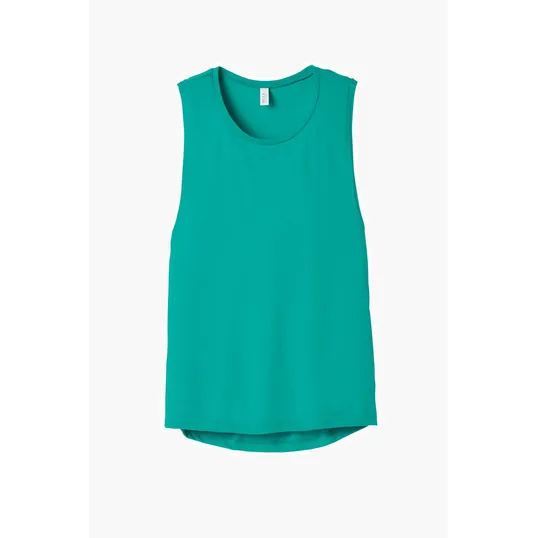 Bella + Canvas Women's Flowy Scoop Muscle Tank — view 31