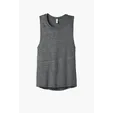 Bella + Canvas Women's Flowy Scoop Muscle Tank — view 2