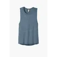Bella + Canvas Women's Flowy Scoop Muscle Tank — view 9
