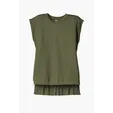 Bella + Canvas Women's Flowy Muscle Tee with Rolled Cuffs — view 3