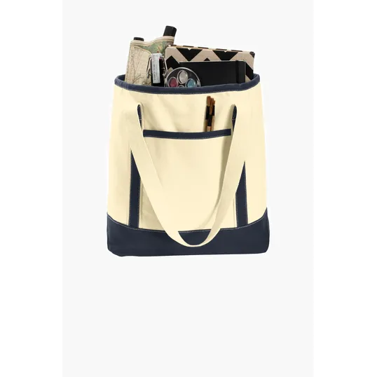 Port Authority Large Cotton Canvas Tote — view 3