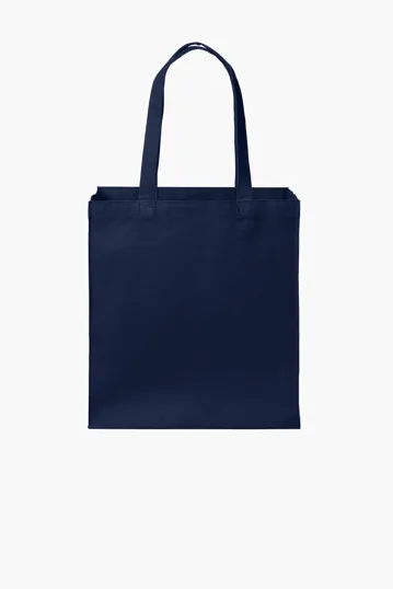 Port Authority Cotton Canvas Over-the-Shoulder Tote — view 2