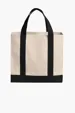 Port Authority Cotton Canvas Two-Tone Tote — view 4